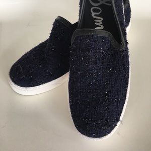 Sam Edelman: Becker Navy/Black Slip-On Sneaker